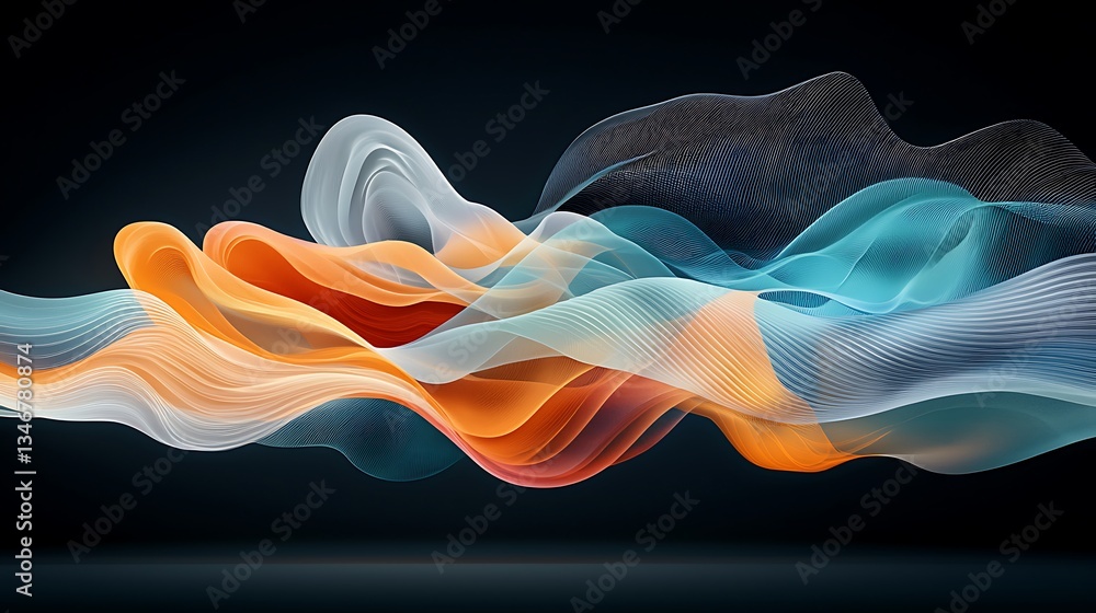 Poster Abstract dynamic flowing waves