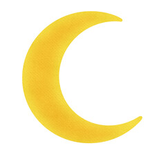 yellow crescent moon © kilpulip