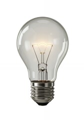 Illuminated Lightbulb, Symbol of Innovation