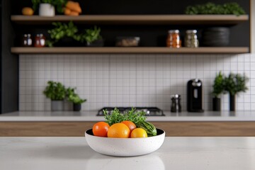 A virtual AR grocery shopping experience, holographic fruits and vegetables floating mid-air, clean modern background, vibrant colors. , closes up