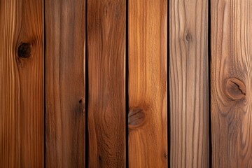 Fototapeta premium Warm brown wooden planks creating rustic background texture