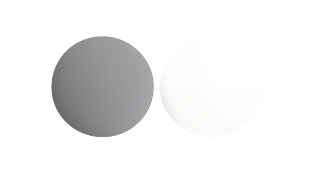 Abstract grayscale spheres perfect for minimalist design projects website backgrounds and modern presentations Ideal for corporate branding and tech visuals on white and transparent Background	
