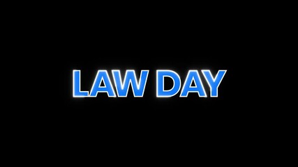 Celebrate Law Day with this dynamic animation. Perfect for legal professionals, schools, and civic organizations. Ideal for promoting awareness and understanding of the law's role in society.
