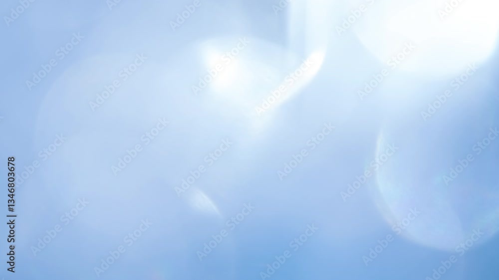 Wall mural celestial prismatic lighting effects. loop. the light passes through the facets of a slowly rotating