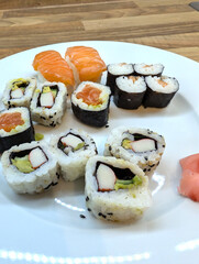 asian popular food sushi