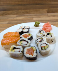 asian popular food sushi