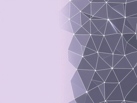 Geometric Pentagonal Prism Net Design for Backgrounds