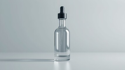 Glass Dropper Bottle - Splash Effect, Minimalist Design
