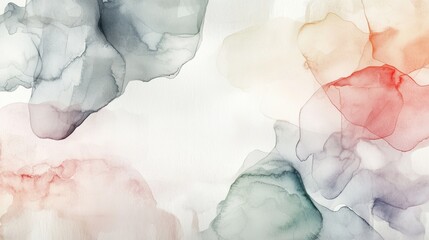 Naklejka premium Stunning Watercolor Abstract Background Featuring Vibrant Red and Blue Colors Perfect for Your Creative Projects