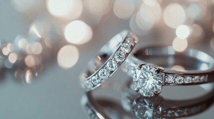 Sparkling Diamond Rings: A Symbol of Love and Commitment