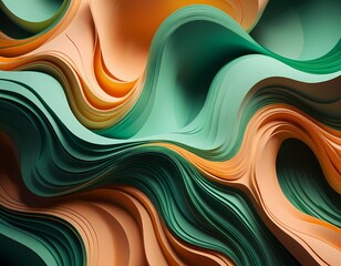 A vibrant abstract background with dynamic, flowing patterns and rich colors. Perfect for modern designs, digital art, or creative graphic elements. High-quality image for various projects.