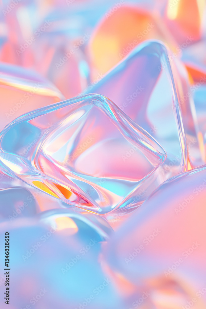 Poster a mesmerizing composition of metallic balloons seamlessly morphing into liquid-like streams of