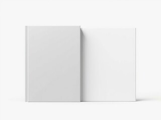 Naklejka premium Hard Cover Book Mockup with Empty Right Side for Design