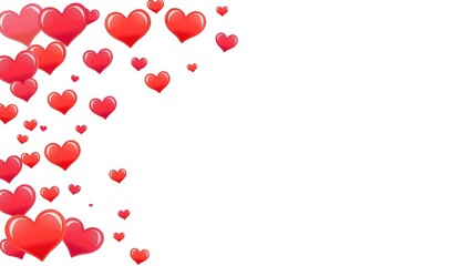 Heart-shaped Valentine Clipart Design for Romantic Backgrounds