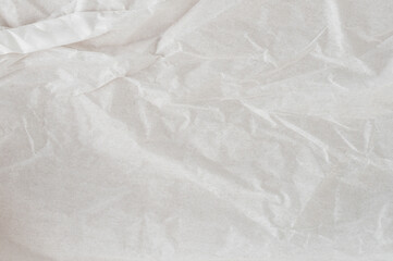 Crushed rough blank paper page