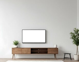 Sleek Living Room with Modern Furniture and Neutral Palette