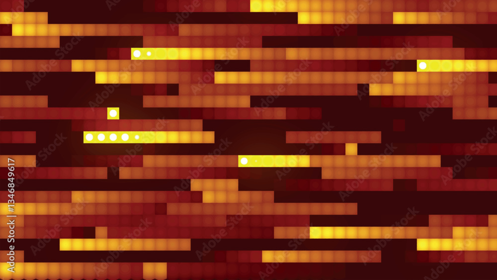 Poster abstract horizontal glowing color lines. multicolored horizontal linear background. abstract gradien
