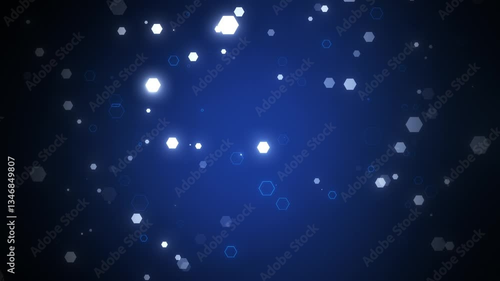Poster business abstract digital particles, digital technology, connections and digital interface concept, 