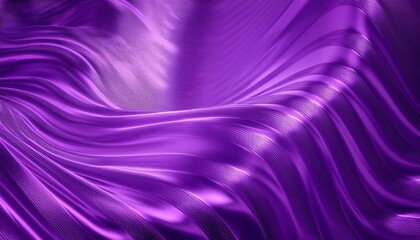 Fototapeta premium Abstract purple wavy metallic texture for background