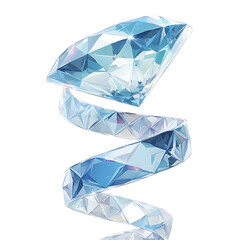 Illustration about investing in diamond business and collecting valuable diamonds.