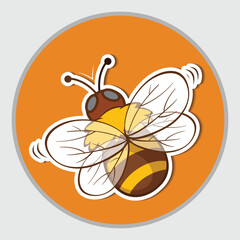 Vector illustration of a butterfly and orange flower with floral design elements, nature-inspired patterns, and spring and summer vibes