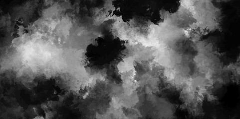 Abstract smoke on black and gray background texture. dark grunge concrete wall texture. dark black and gray smooth smoke, fog abstract steam background with clouds backdrop design. dark paper texture.