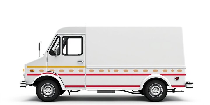 Modern Burger Van Mockup - Blank Space for Design
