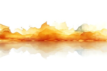 Obraz premium Watercolor Horizon Reflection