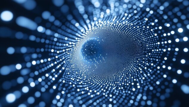 blue binary code