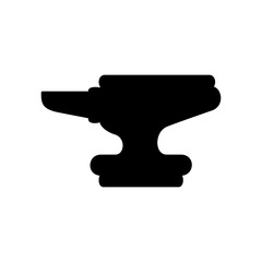 anvil icon, simple flat style, illustration, logo sign symbol pictogram template, for ui or ux isolated on white for mobile app, editable