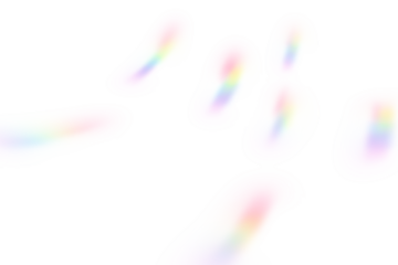 Rainbow Light Leak Overlay
