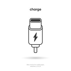 3d thunder bolt vector. Flash logo. Lightning icon push button. Electrical sign. Thunderbolt symbol. Charge charging energy sign on white background isolated for ui ux mobile app websites
