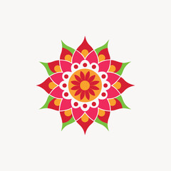 Traditional Mandala Art Design on White Background – Intricate & Elegant