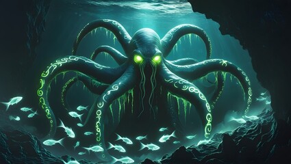 A Nightmare from the Deep, A Colossal Tentacled Entity Awakens in the Abyss