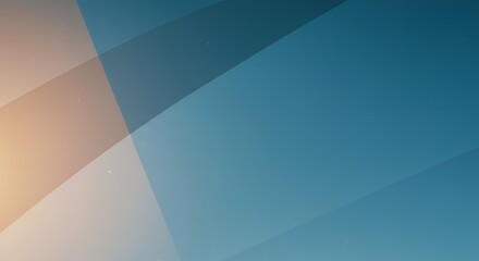 Blue Beige Soft Waves Gradient