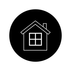 house icon isolated on transparent background