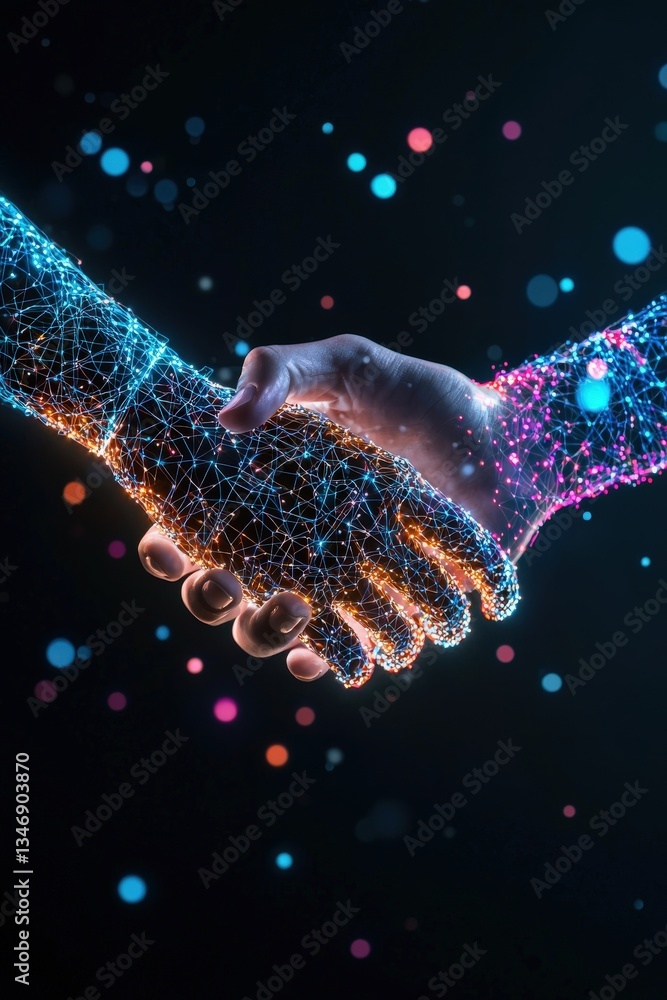 Aufkleber a dynamic representation of ai collaboration in secure banking systems