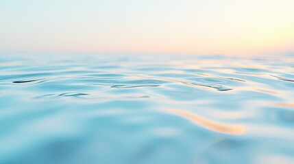 serene close-up of gentle river current reflecting dappled sunlight offering airy and tranquil aesthetic