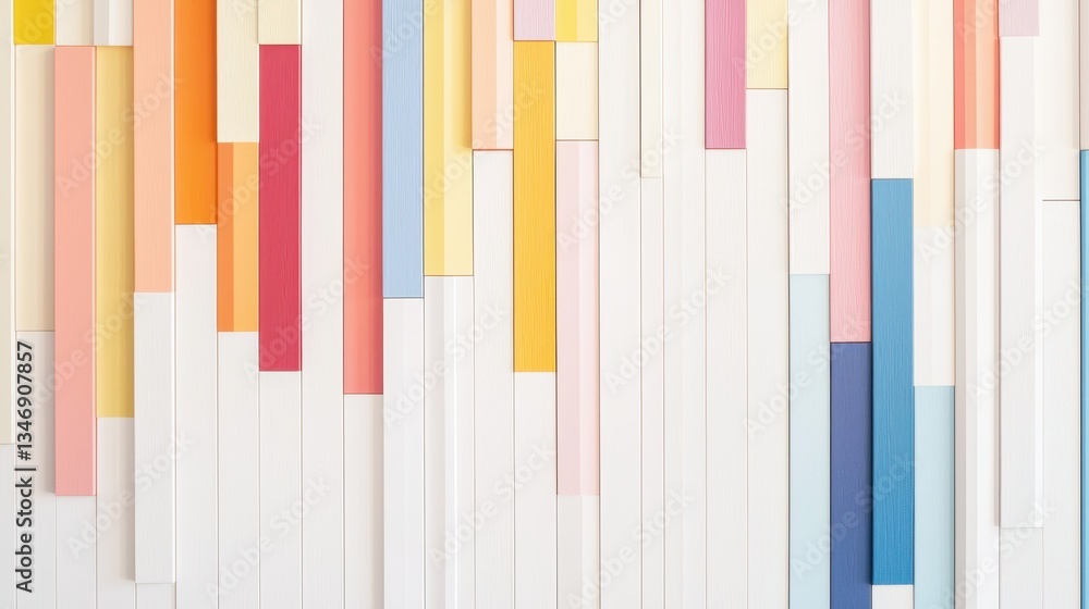 Poster colorful abstract background for data analysis, statistics, and research using anova techniques in a