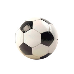 Fototapeta premium Realistic Soccer Ball Isolated on Transparent Background