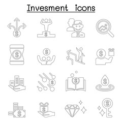 Money & Investment icon set