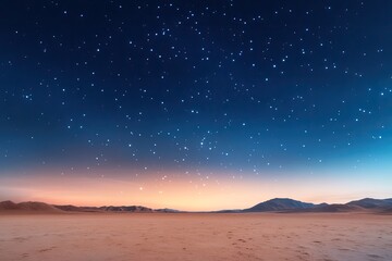 Fototapeta premium expansive view of night sky filled with countless stars suggesting endless possibilities and vastness of space with