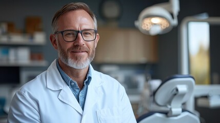 Friendly dentist portrait