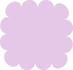 Pastel geometric shape