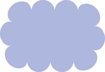 Pastel geometric shape