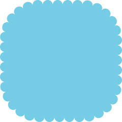 Pastel geometric shape