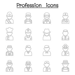 Profession &  Career icon set