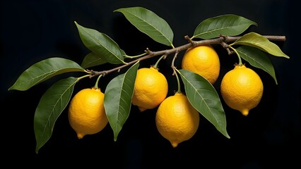 Obraz premium lemons on tree