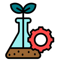 Controlled Environment Lab  Icon Element For Design	