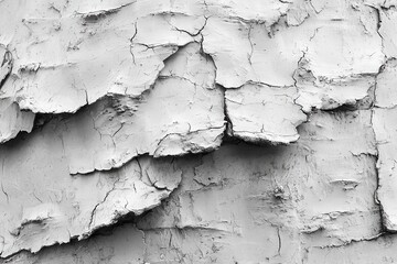 Obraz premium Textured White Wall Detail.